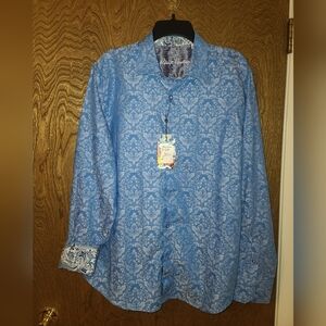 Robert Graham Men's Light Blue Shirt